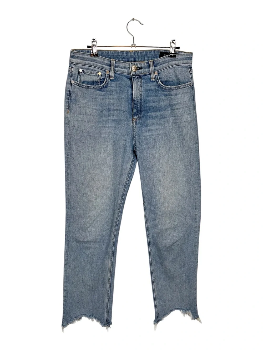 Rag & Bone Nina High Rise Cigarette Jeans Light Wash